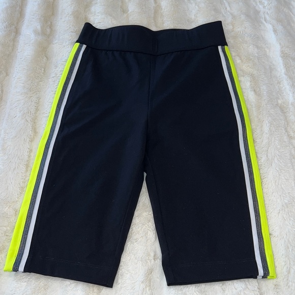 no ka oi black and neons green strip biker shorts - Picture 3 of 13